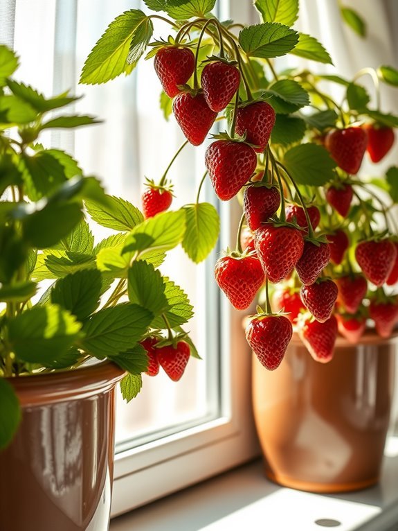 fresh juicy red berries
