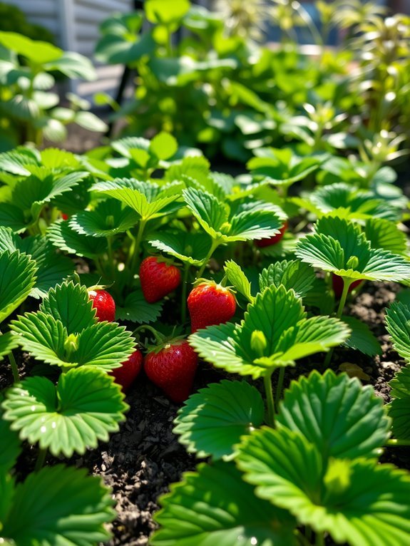 fresh sweet red berries