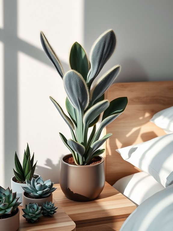 fuzzy resilient houseplant species