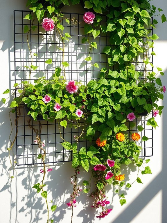 garden planters with wire
