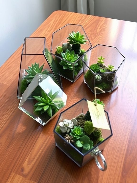 geometric shapes for terrariums