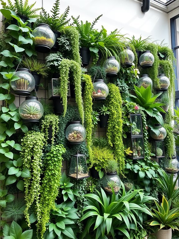 glass enclosed plant habitat