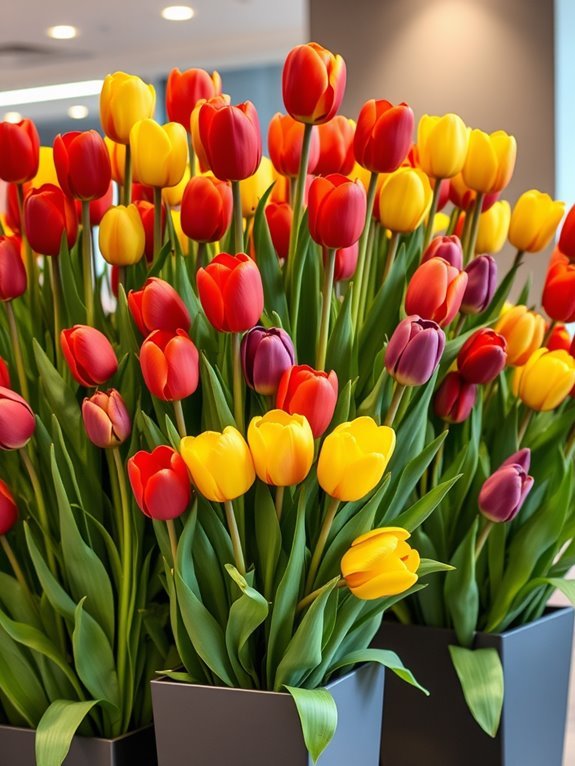 graceful floral arrangement showcase