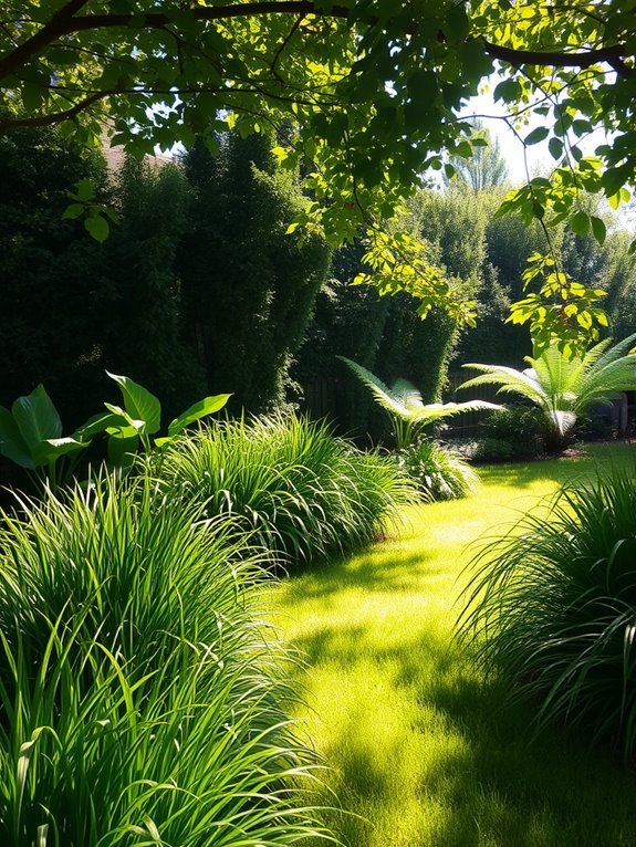 grasses that thrive in shade