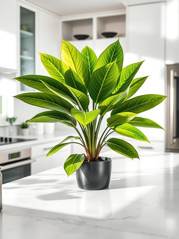 green indoor foliage plant