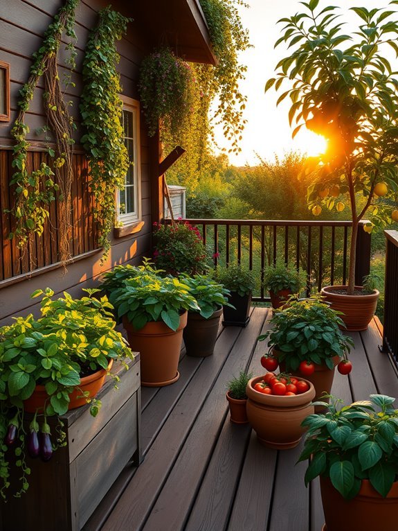 growing food in beauty