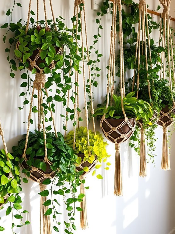 handcrafted decorative plant holder