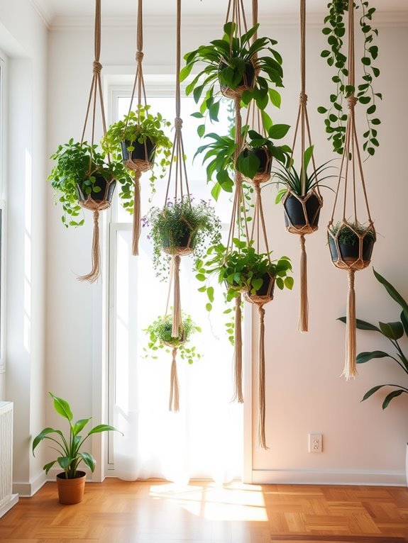 handcrafted decorative plant holders