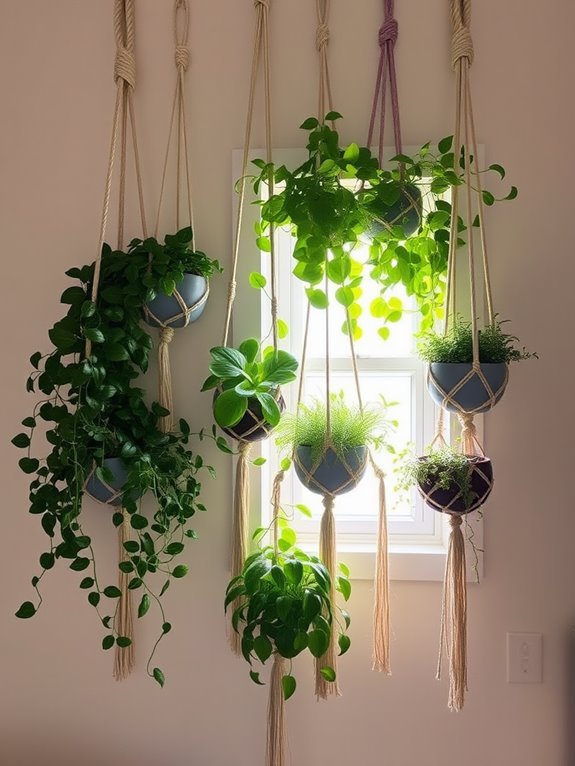 handcrafted decorative plant holders