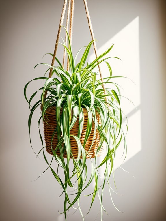 hanging basket for spiders