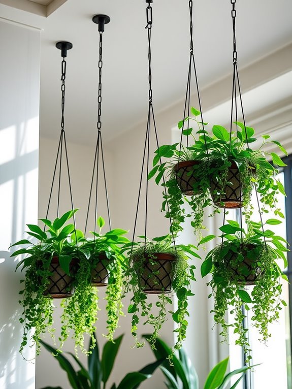 hanging hooks with chains