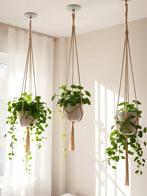 hanging planters for ceilings