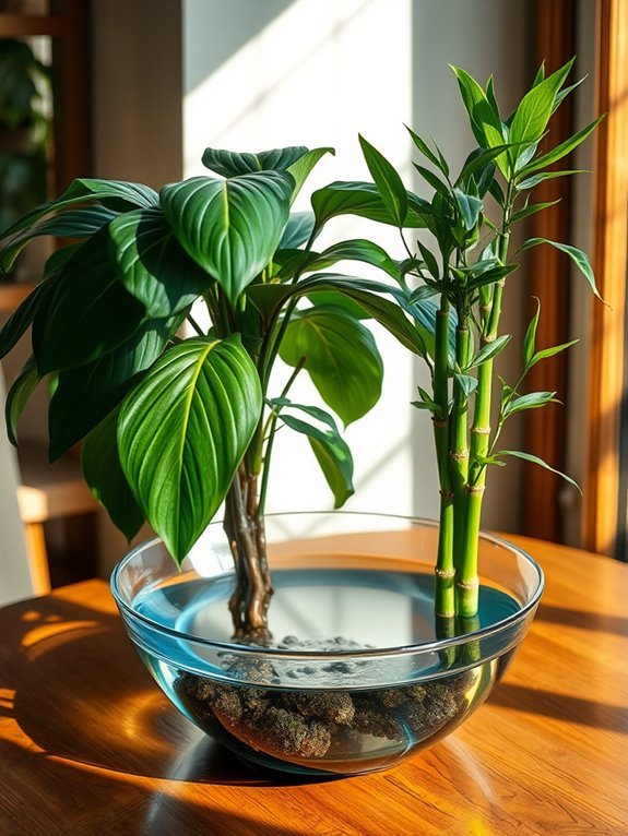 hardy foliage and aquatic