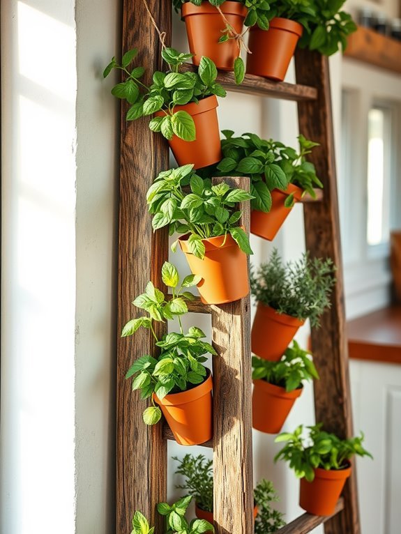 herb gardening vertical structure