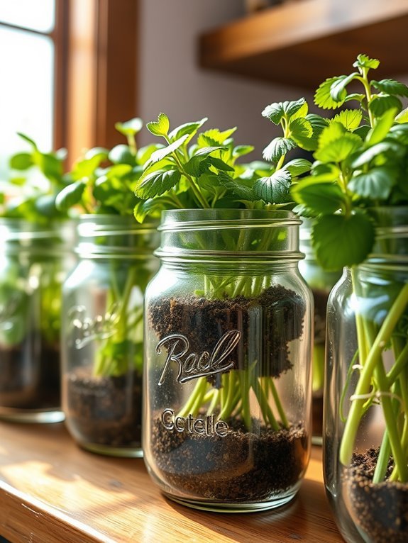herb jars for gifting