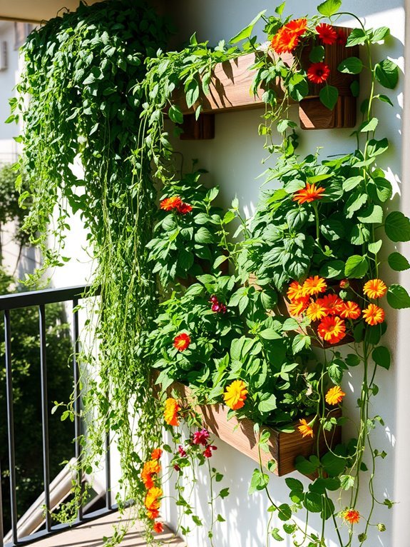 herb wall planters garden