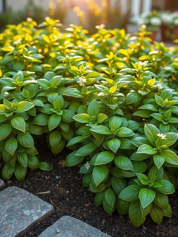 herb with aromatic leaves