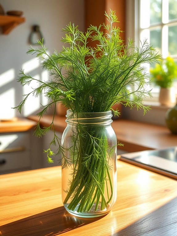 herb with distinctive flavor