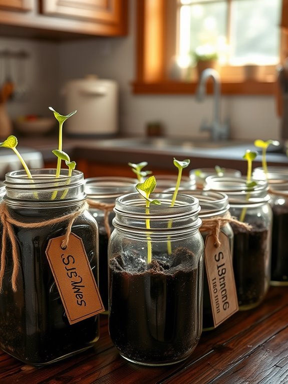 homemade seed germination containers