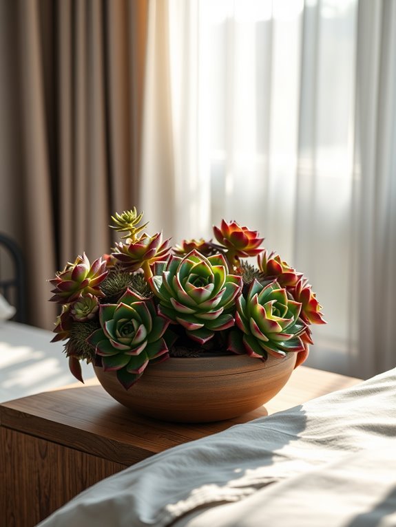 houseleek succulent plant variety