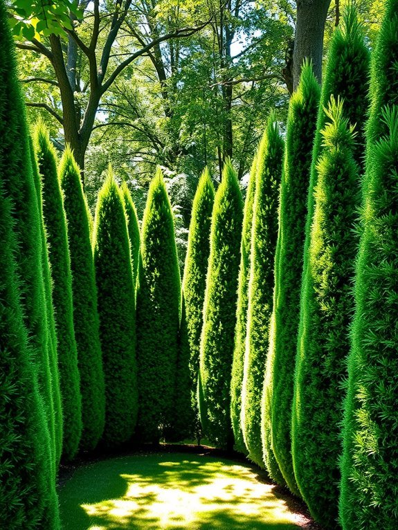 hybrid evergreen tree species