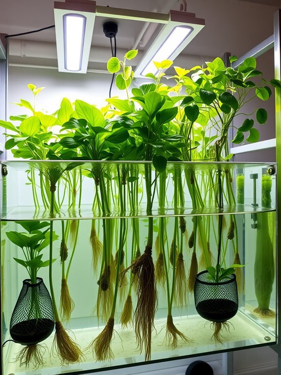hydroponic growing system setup
