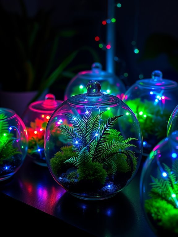 illuminated botanical fiber optics