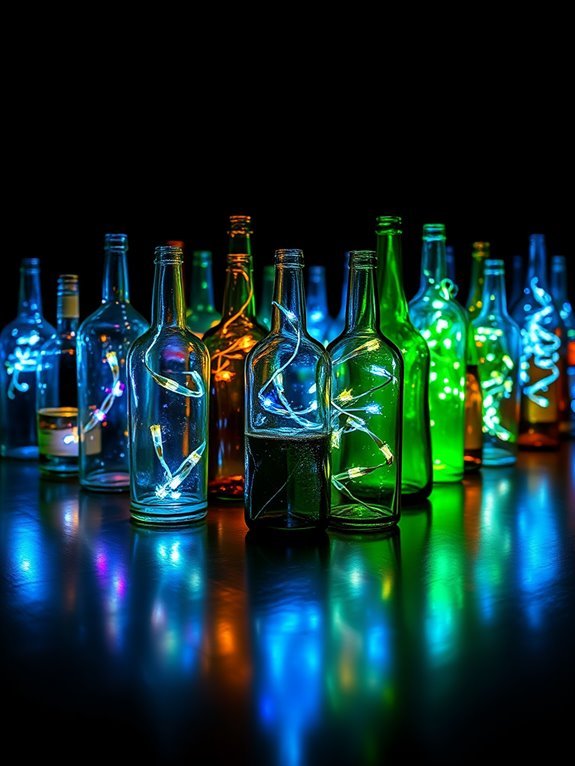 illuminated decorative bottle lights