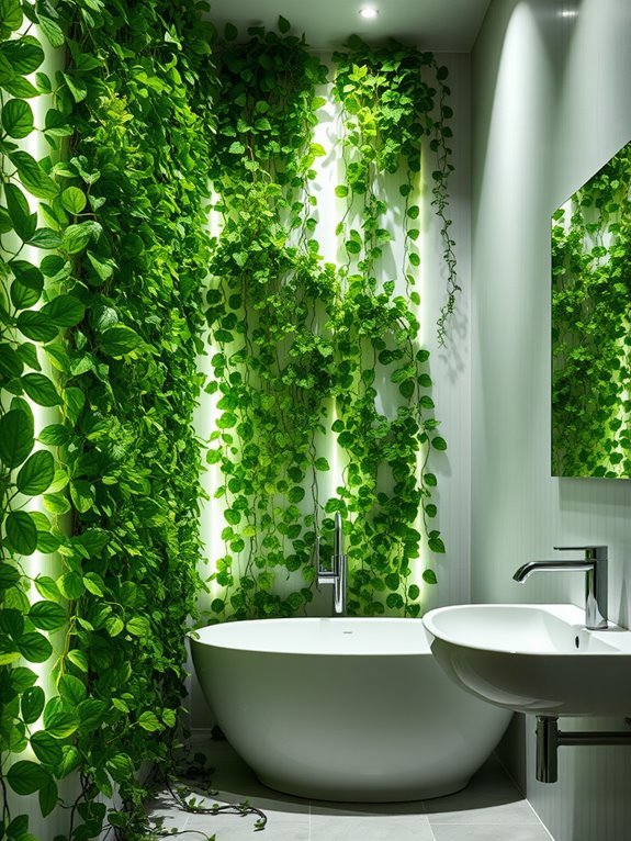 illuminated vertical gardening system
