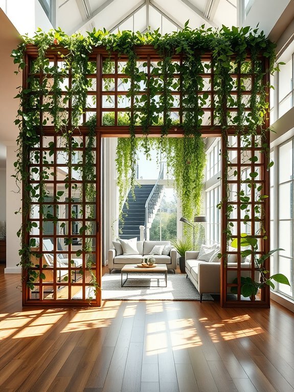 indoor climbing plant support