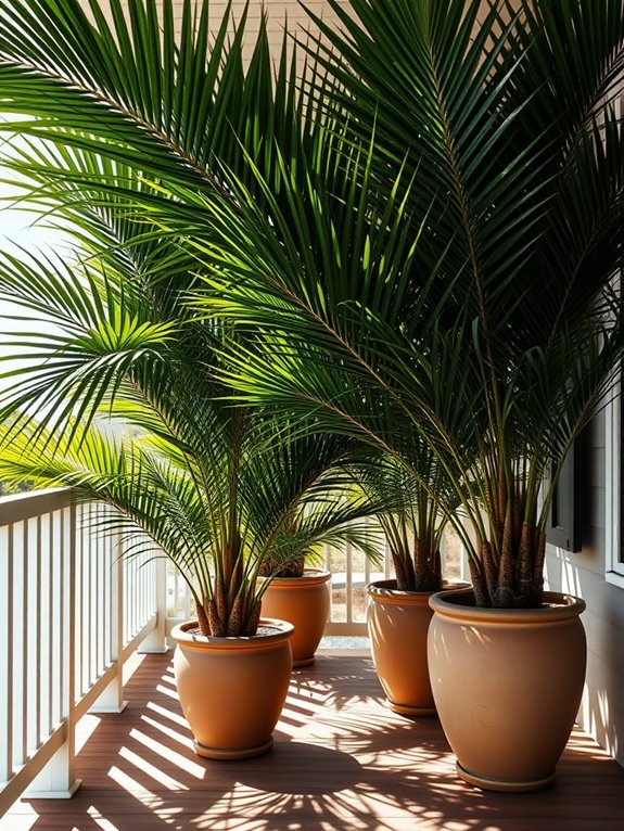 indoor decorative palm plants
