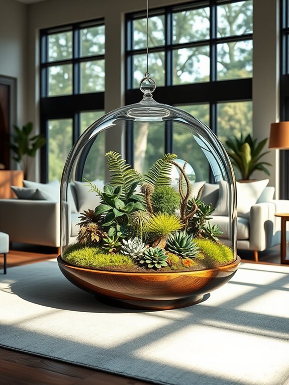 indoor plant display table