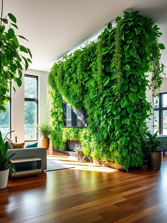 indoor plant wall design