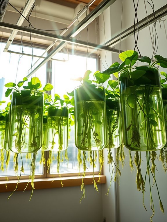 indoor soil free gardening system