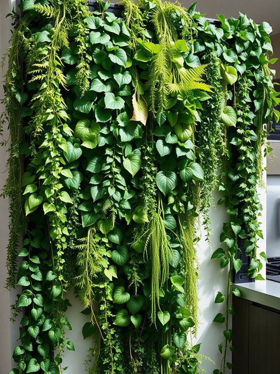 irrigated vertical garden system