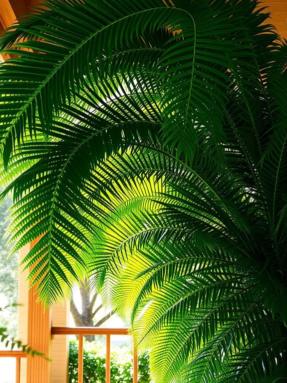 large tropical fern species