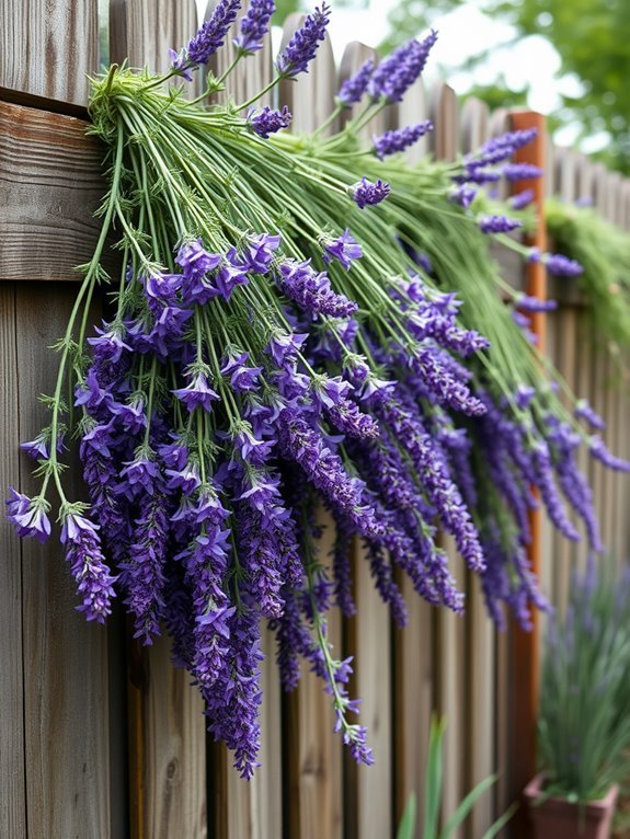 lavender for scent and aesthetics