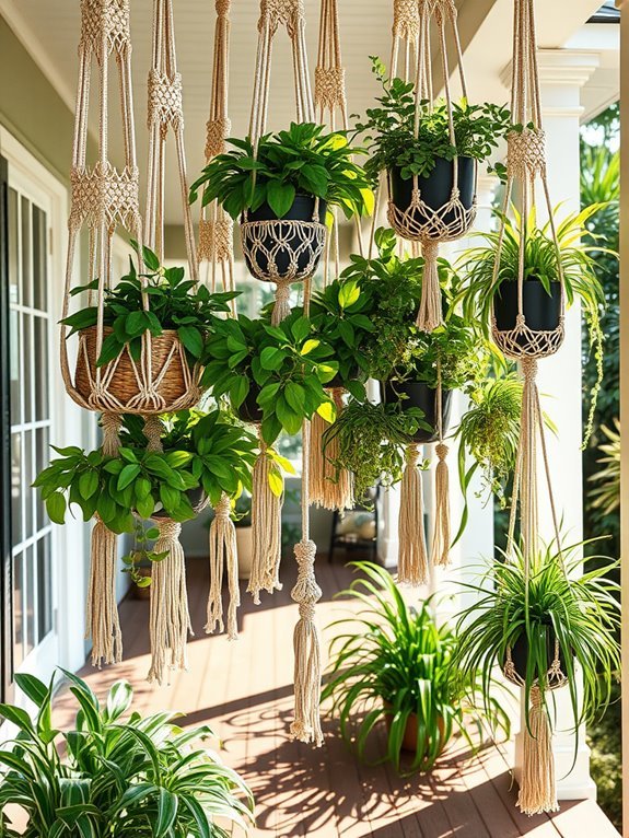 layered plant display design