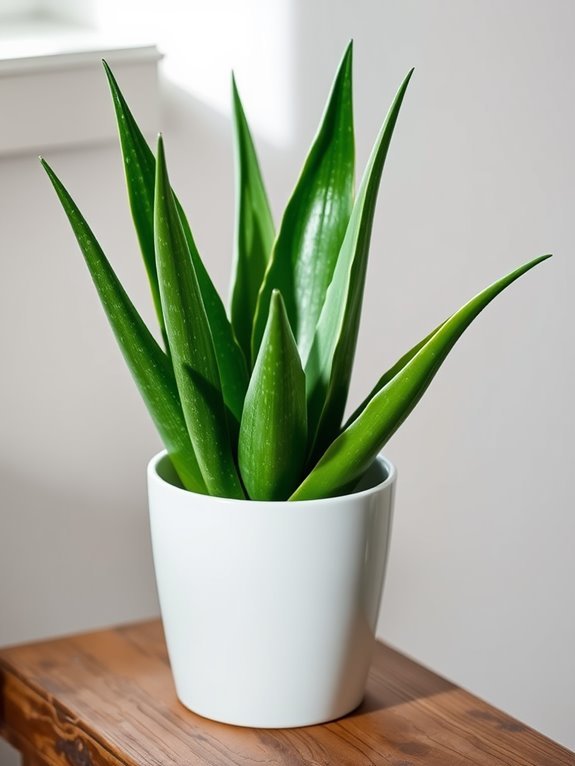 lifelike artificial aloe plant