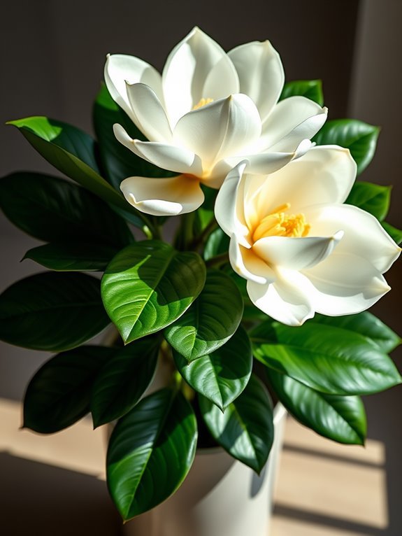 lifelike magnolia decorative plant