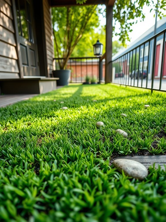 low growing ornamental grass