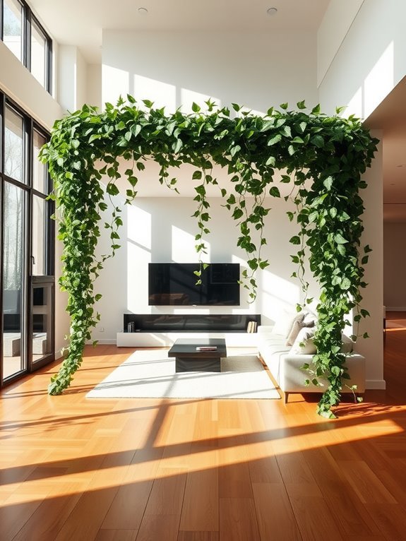 lush climbing green plant