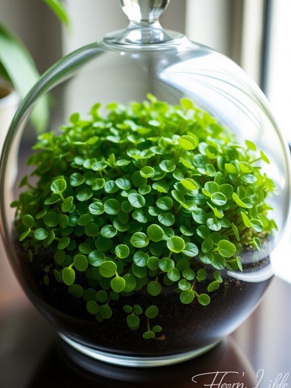 lush delicate indoor plant