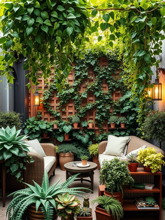 lush faux foliage retreat