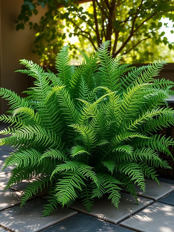 lush feathery green plant