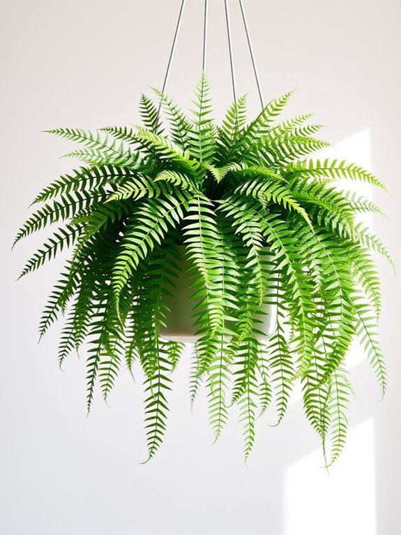 lush green cascading foliage