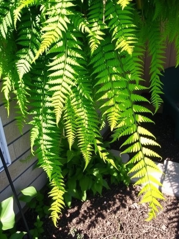 lush green faux fern
