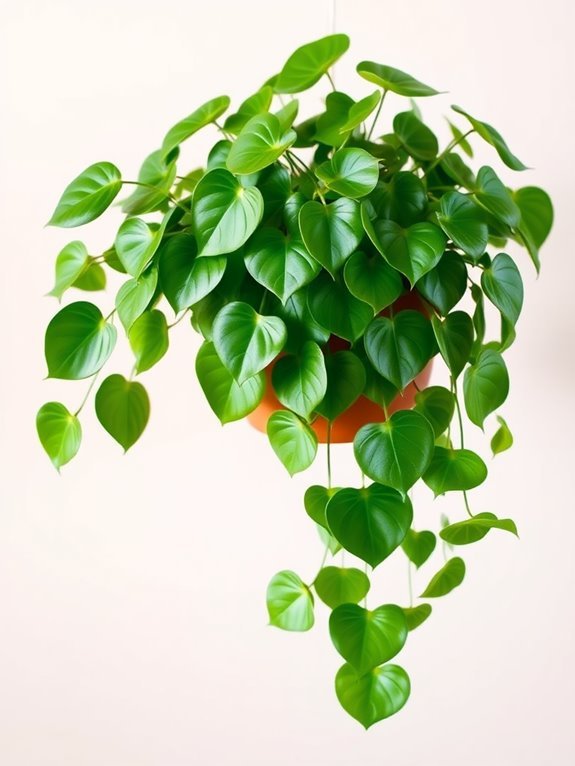 lush green hanging plant