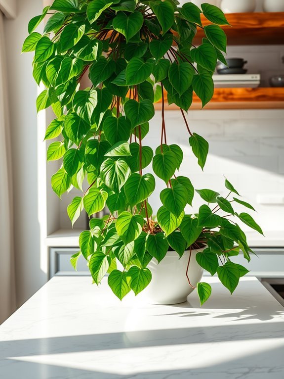 lush green indoor plant