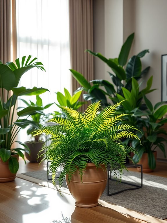 lush green indoor plant